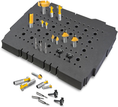 Router Bit Storage, Drill Bit Organizer Tray for Festool Systainer SYS 1 & Tanos