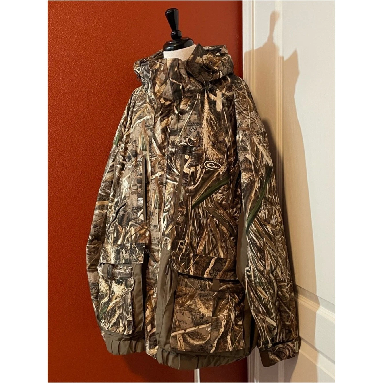 Drake Waterfowl System Men's Camouflage Hunting Hooded LST 3-In-1 Wader Jacket