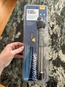 Fins First 50W 10 Gallon Submersible Aquarium Heater New Sealed