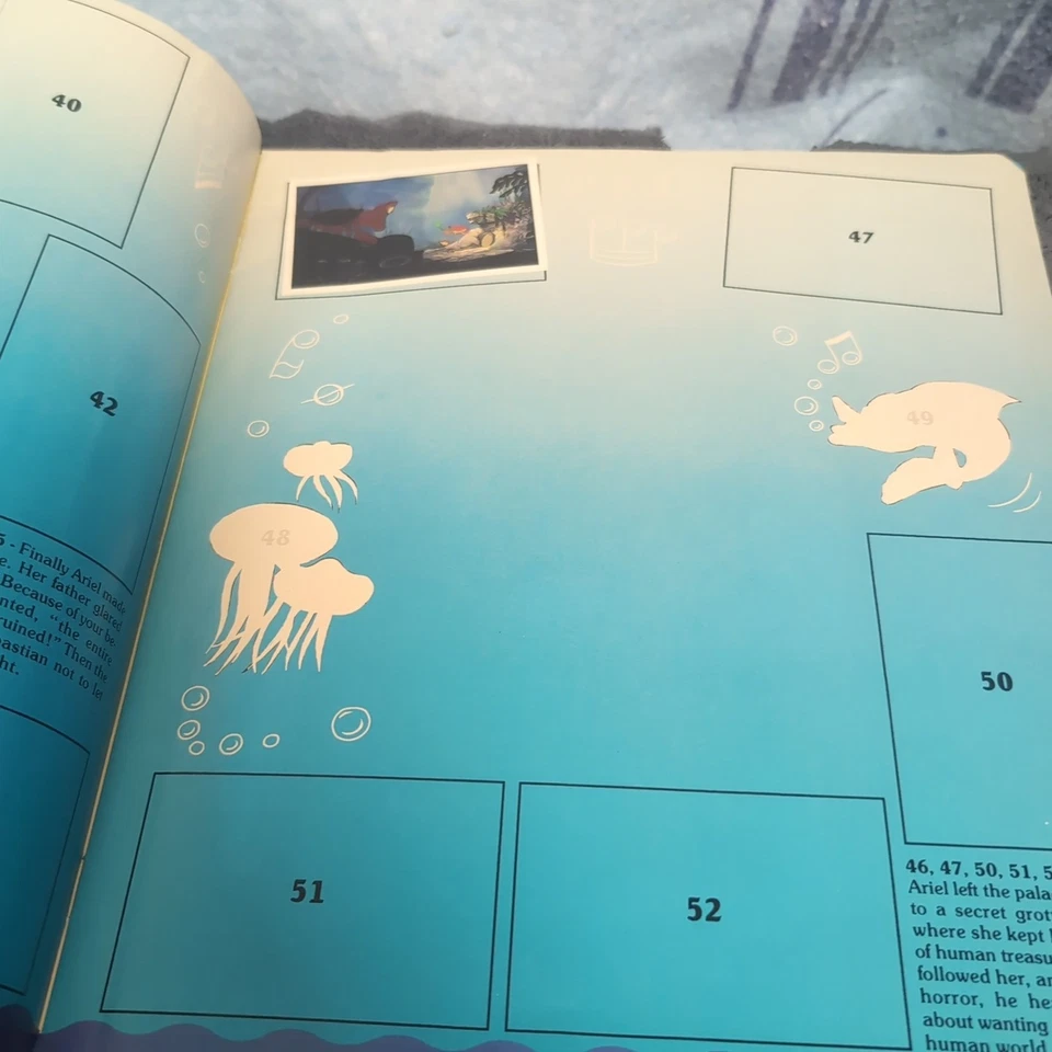 Álbum de pegatinas Panini vintage libro de pegatinas de Disney La Sirenita  Foto 4 de 4