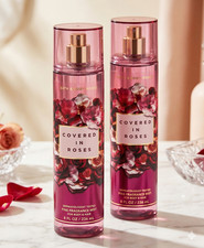 Bath Body Works Covered In Roses Fragrance Mist Body Spray 8 oz Set of 2
