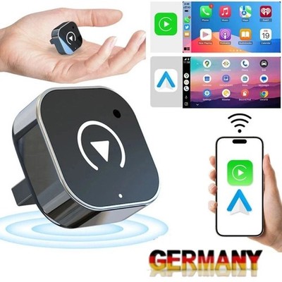2in1 Wireless Apple Carplay Adapter Android Auto Adapter Box USB Car Dongle