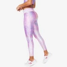 TEREZ Scale Print Design Hi-Shine Leggings Size XL