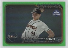 2024 Topps Pro Debut Green Foil 38/99 Kiefer Lord #PD-101 bc8