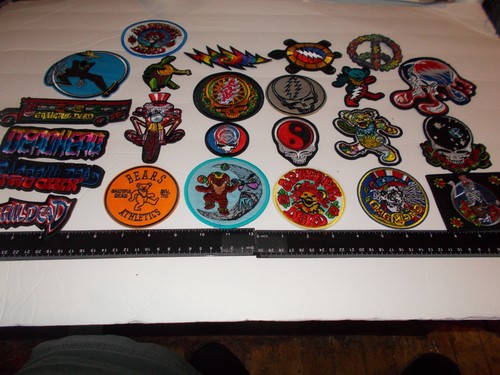 Grateful Dead Rock Band Patches Iron on Pick the Ones You Want Fast Free Ship