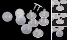 10 Pcs White US Power Socket Electrical Outlet Baby Safety Guard for
