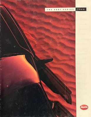 Audi 1989 Series Sales Brochure 80 90 100 200 quattro