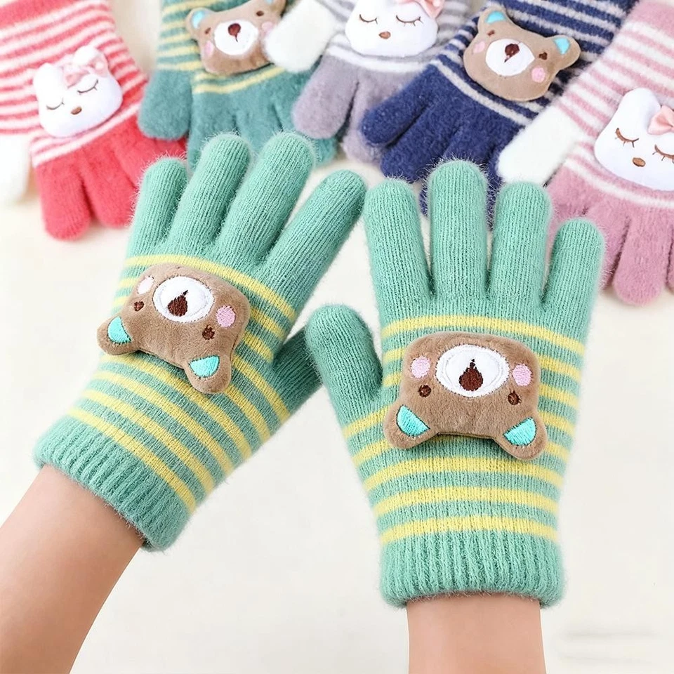 Kinder Handschuhe Baby Winterhandschuhe Cartoon'' P6R2