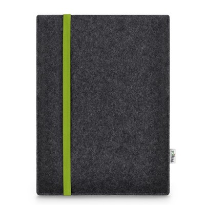 Filzhulle LEON für Xiaomi Redmi Pad SE - anthrazit/grün (Tablet, Hülle)