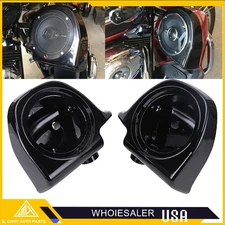 Lower Vented Fairing 6.5" Speaker Pods For Street Glide Ultra Classic 1983-2013