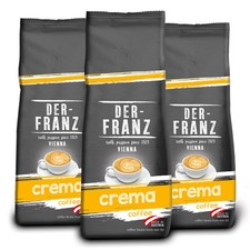 Crema Coffee, whole bean, 3 x 500 g 16.66 per kilo