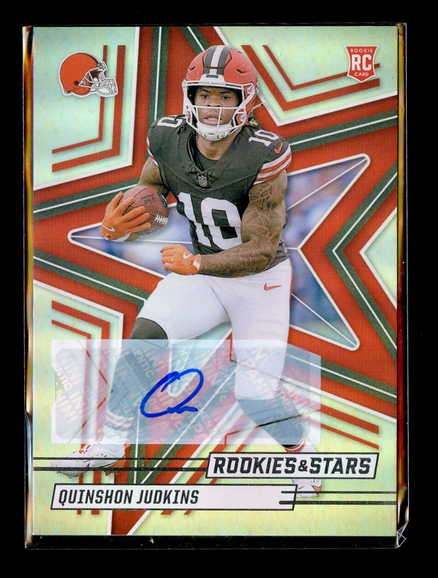 Quinshon Judkins 2025 Rookies & Stars #171 Rookie Signatures  Cleveland Browns