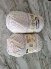Bernat Baby Sport 2 Skeins Baby Ombre 9.8 oz - 893 yds- 3 Light 6 Needle NEW