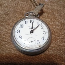 Westclox Scotty Vintage Pocket Watch Shock Resistant Read 