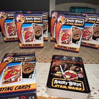 Angry Birds Star Wars Spielkarten - Neu und versiegelt BUY1GETFREE