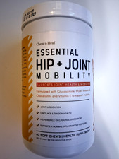 Dog Hip Joint Supplement 60 Soft Chews Glucosamine MSM Chondroitin Mobility