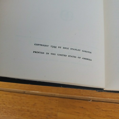 Vintage Mystery The Case Of The Black-Eyed Blonde Erle Stanley Gardner 1944 1st - Foto 6 di 8