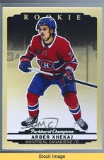 2022-23 Upper Deck Parkhurst Champions Rookies Arber Xhekaj #309 READ 12g7