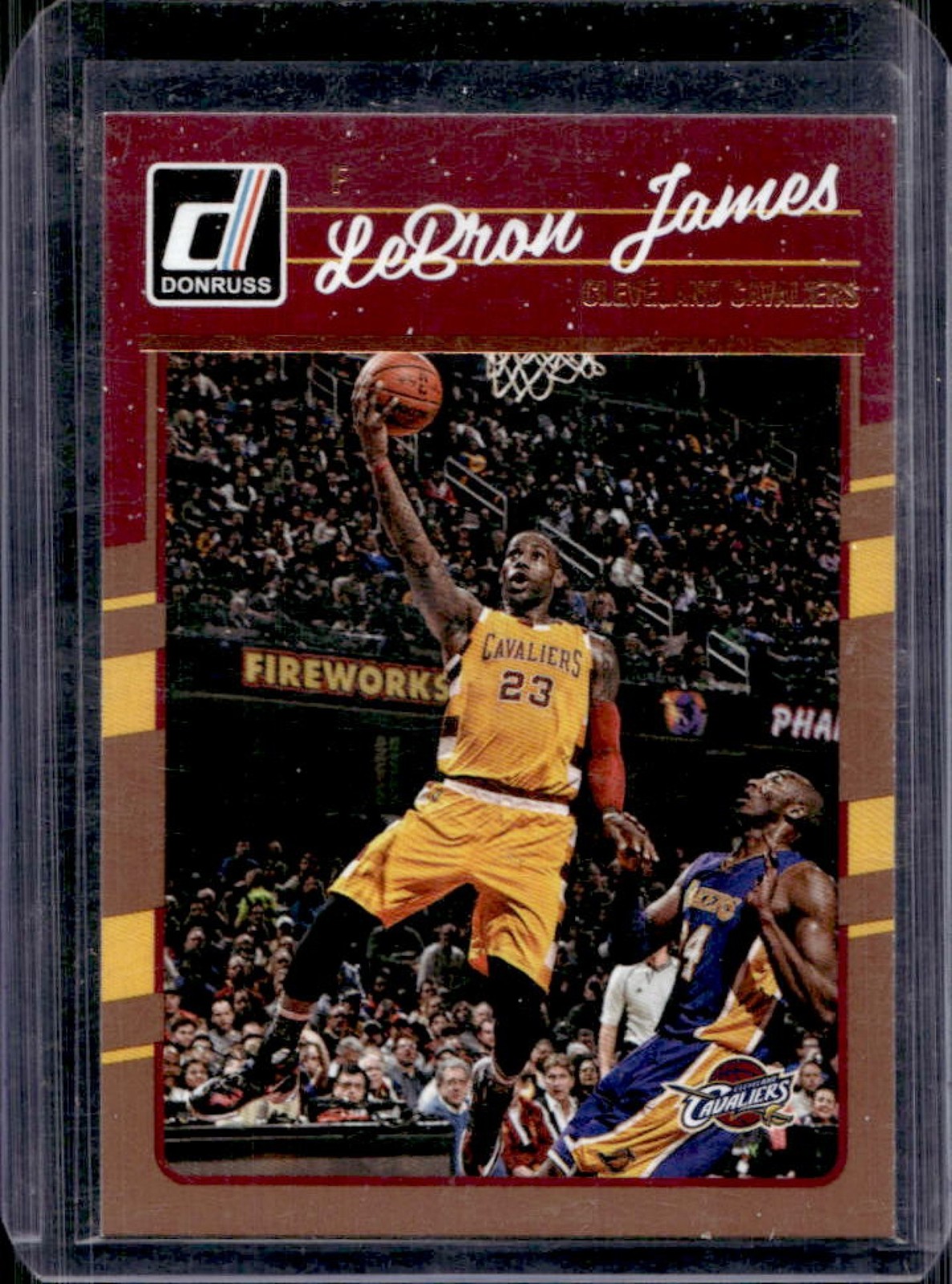 2016-17 Panini Donruss LeBron James #15 Cavaliers