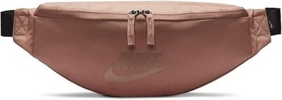 Nike Heritage Hip Pack Bag BA5750 - Rose Gold/Rose Gold/Metallic Red, One Size