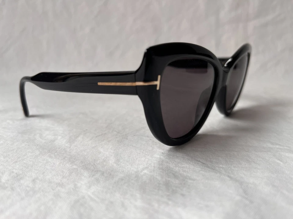 TOM FORD Sonnenbrille Anya TF 762 01A 55 20 Schwarz. Cat Eye. Neuwertig! - Bild 3 von 4