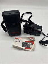Vintage Pentax Zoom 70-R 35mm Point  Shoot Camera with Manual/Case For Parts