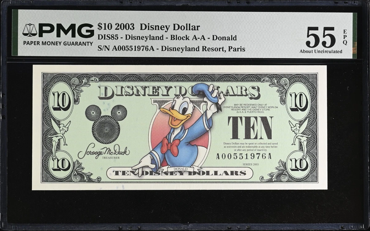 Preços baixos em Dólares da Disney (1968 até o presente) | eBay