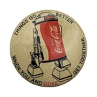 Vintage Coca-Cola Star Wars R2-D2 Pinback Button 1970s Promo Pin