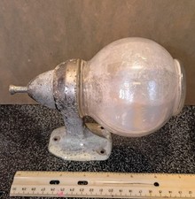 Rare Antique Soap Dispenser Wall Mount Chrome Glass