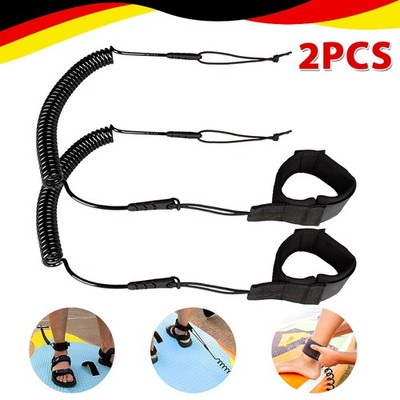 2x Stand Up Paddle Board Federbein Fußseil Surfing Leash für Surfbrett