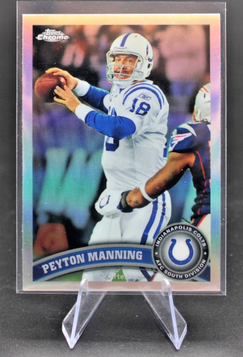 2011 Topps Chrome Peyton Manning Refractor #110 NM/MT Indianapolis Colts