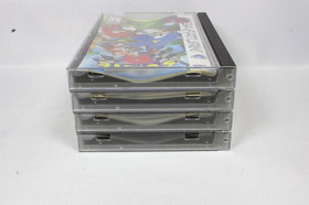 SEGA SATURN CASES & MANUALS ONLY-VIRTUAL ON/FIGHTERS MEGAMIX- LOT OF 4 -NO GAMES
