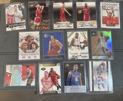 Lot Of 13 Serial Numbered And Rookie Cards Houston Rockets Yao Ming Mcgrady #/d
