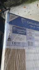2 x CenterRad Compact Radiator In White 2 Metres by 600mm High