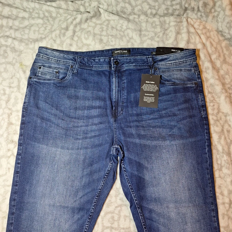 Kenneth Cole New York Men’s Jeans Size 44x32 – Dark Wash Denim New With Tags - Image 4 of 4