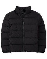Boys Medium Weight Puffer Jacket Wind WaterResistant Warm Winter Coat Kids