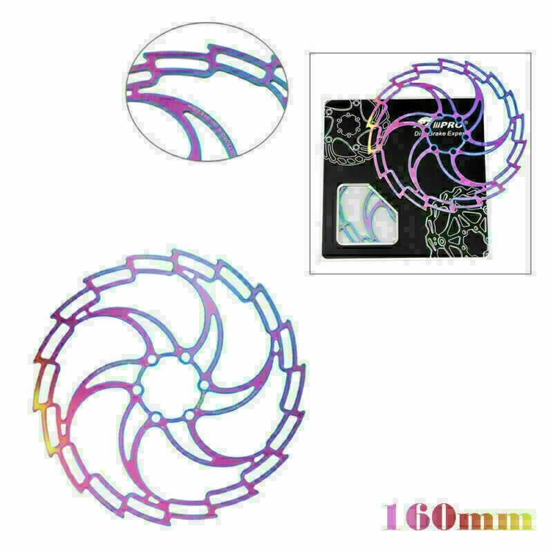 160/180/203mm IIIPRO Ultra Light Disc Brake MTB Mountain Bike Six Nail Pads po