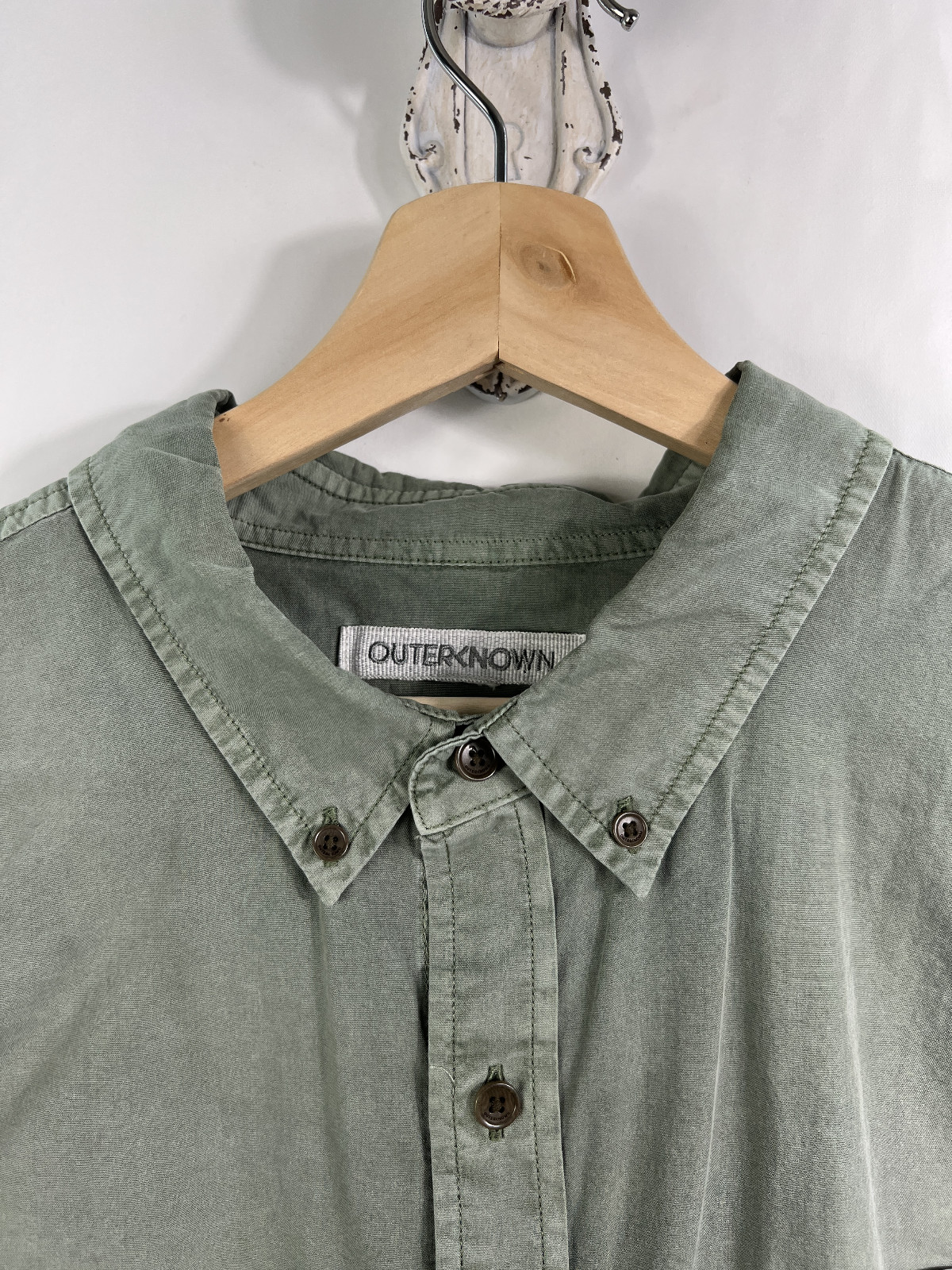 Outerknown The Studio Shirt Button-Down Men's Siz… - image 4