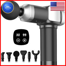 Camefer Massage Gun Deep Tissue Handheld Percussion Muscle Massager For Back