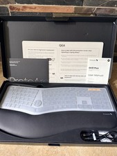 ProtoArc EK01 Plus Ergonomic Split Bluetooth Keyboard USB Wireless Grey Black