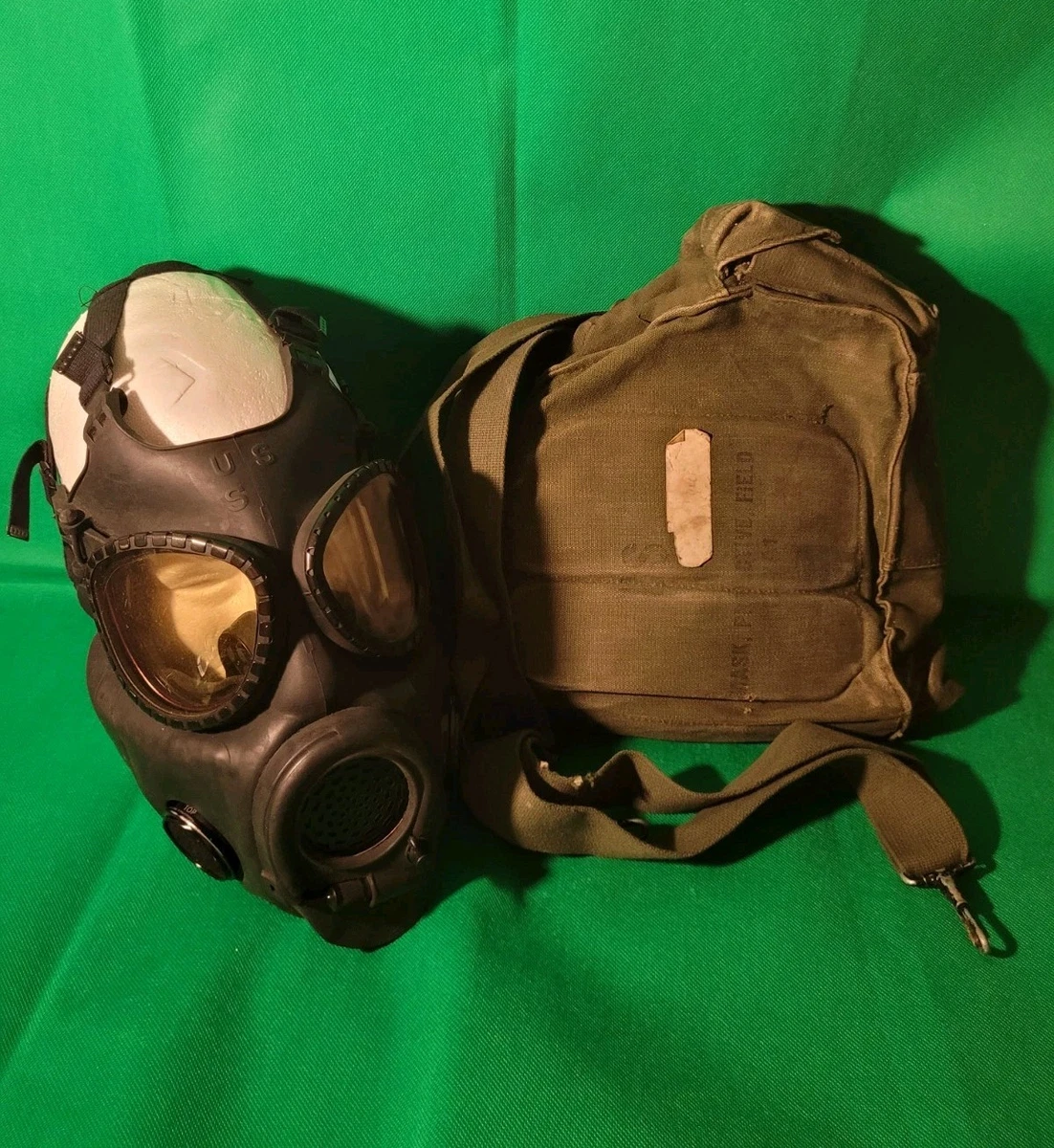 US Gas Mask Indiana Original Vietnam War Personal & Field Gear for