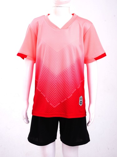 Kid Boys Football Tracksuit Basketball Team Gradient Print Quick Dry Uniform - Picture 70 of 143