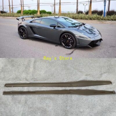 carbon fiber sideskirts side step extension lip for lamborghini gallardo 550 560