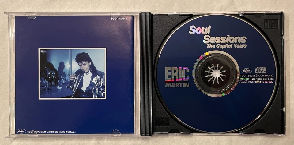 Eric Martin - Soul Sessions + 1 бонус (Япония CD с OBI) подписанный Eric Martin - Изображение 3 из 4