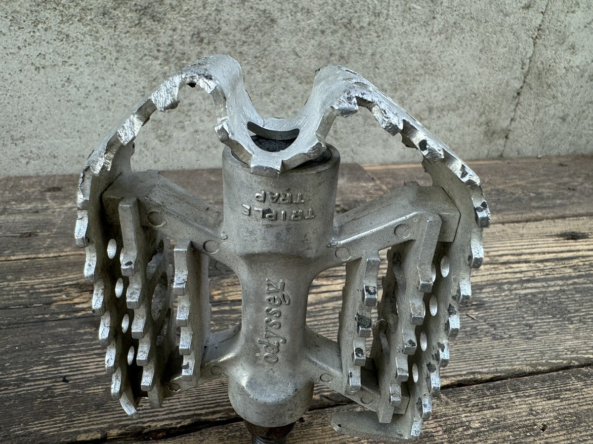 1/2” Odyssey Triple Trap Bmx Pedals Silver | eBay