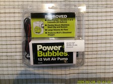 Power Bubbles Air Pump B-15,  12 volt