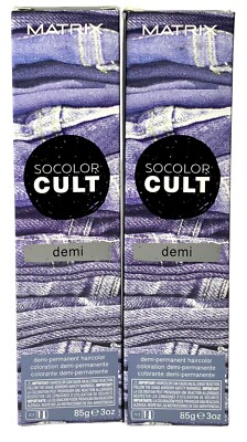 2-Matrix SoColor Cult “Stonewashed Denim” Demi Permanent Hair