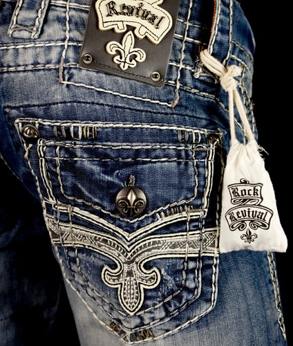 $220 Mens Rock Revival Jeans \