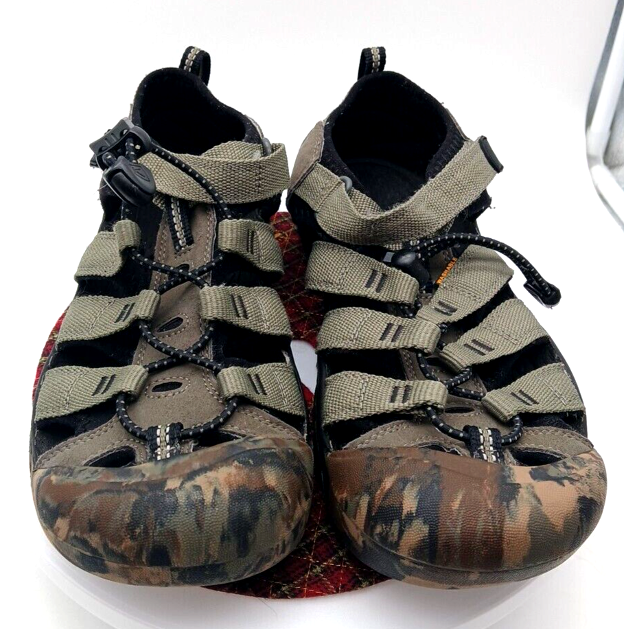 Sandali mimetici Keen taglia 6 scarpe acqua escursionismo scarpe ragazzo uomo unisex