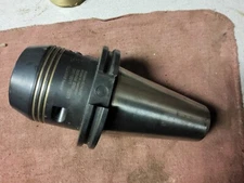 Schunk  Cat 50 Hydraulic 1-1/4" MILLING CHUCK 32mm 206498 FLANGE COOLANT